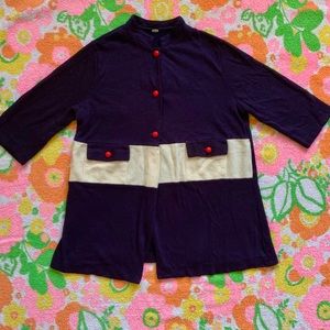 Mod 1960s girls matching 2 piece dress set 4/5?